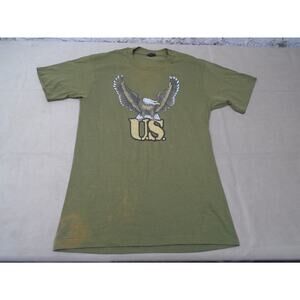 Vintage 80s US Marines SCREAMING EAGLES US ARMY MILITARY t-shirt Military Medium